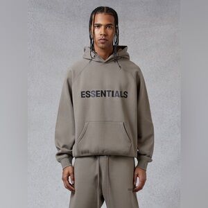 Fear of God Essentials Hoodie Taupe Size Small Unisex   2020 X SSENSE Exclusive